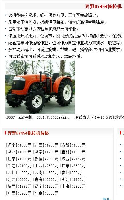 时代的印记与市场的波动，454拖拉机价格解析